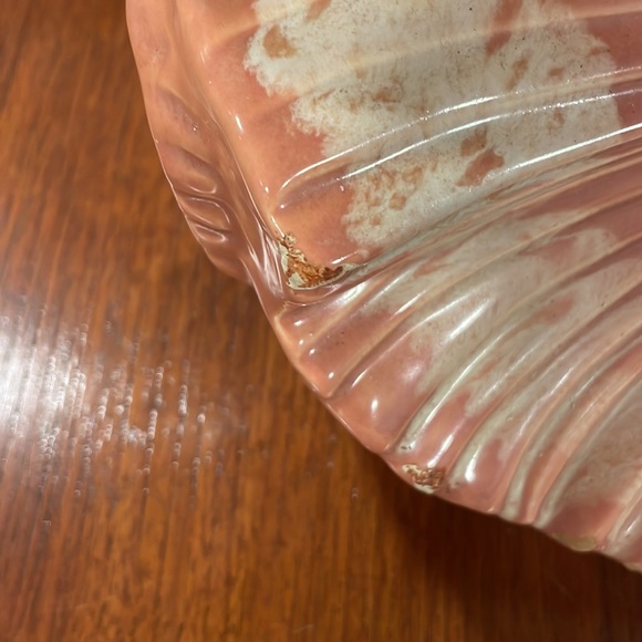 Incredible MCM table lamp with parchment shade. Pink. 31”H to finial 14”W - Picture 4 of 8